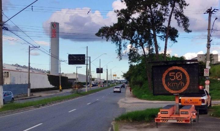 Avenida mais perigosa de Jacareí tem novo limite e radares ampliados