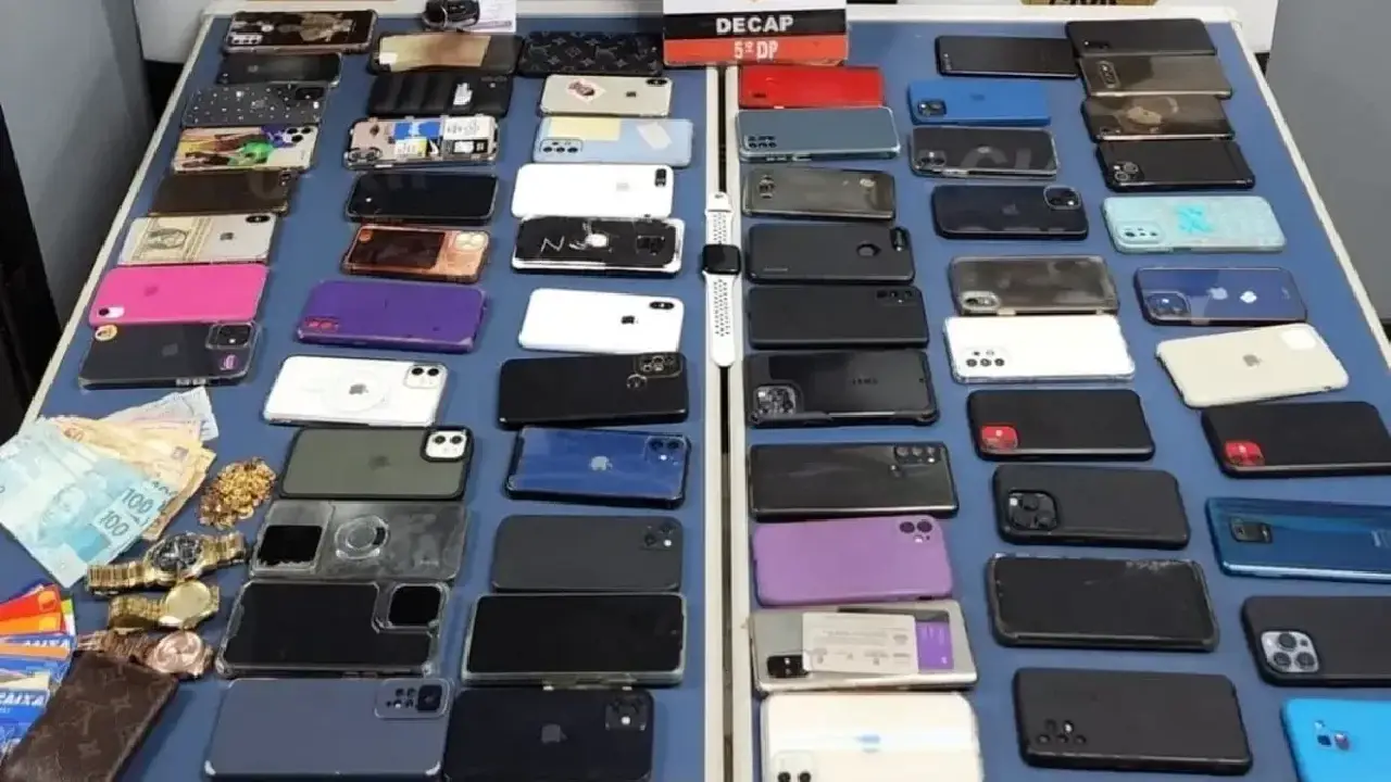 Brasil registra média de 95 celulares roubados ou furtados por hora; veja as cidades com maiores índices