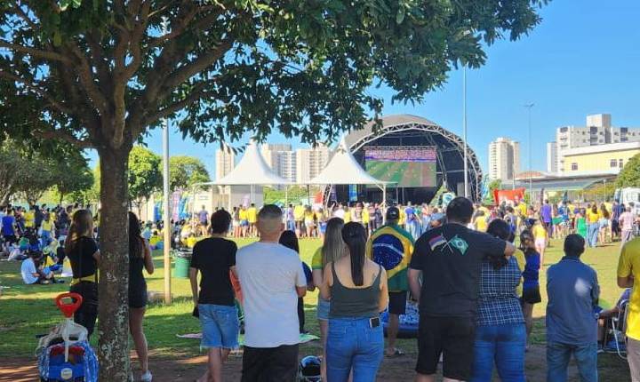 Brasil x Noruega: Parque da Cidade em Jacareí terá telão com transmissão especial do jogo neste domingo (5)