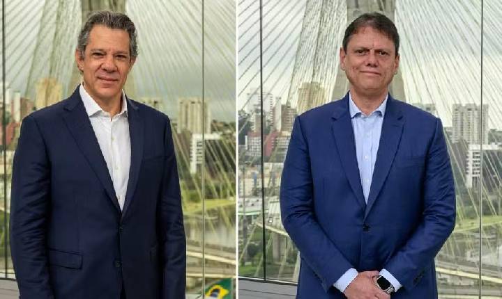 Datafolha em SP: Tarcísio, 50%; Haddad, 30%