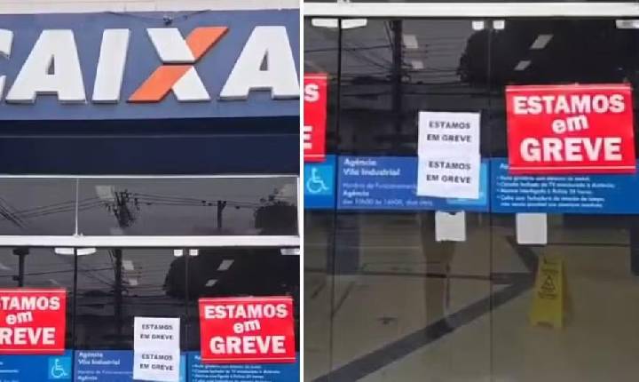 Funcionários da Caixa entram em greve no Vale do Paraíba e Litoral Norte