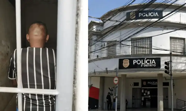 Homem é preso ao tentar furtar fios dentro de delegacia em São José dos Campos