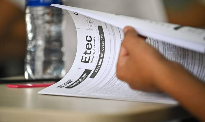 Inscrições estão abertas para o Vestibulinho das Etecs do segundo semestre