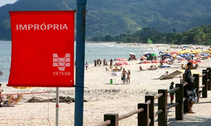 Litoral de SP tem 14 praias impróprias para banho no último fim de semana de abril; veja os locais