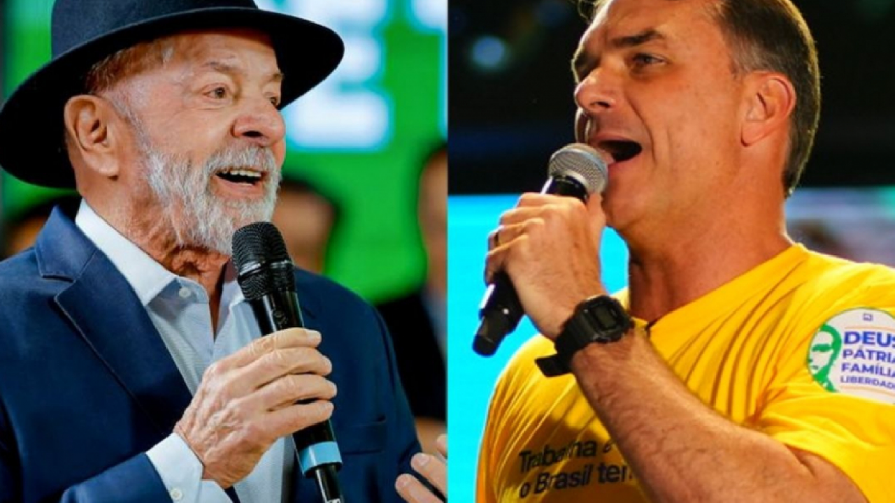 Lula e Flávio Bolsonaro empatam com 41% no 2º turno, diz Quaest