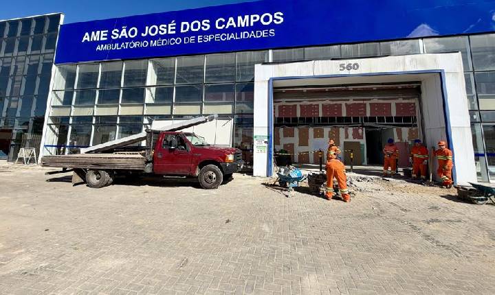Novo AME ganha forma no centro de São José