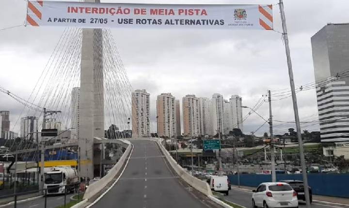 Ponte Estaiada de São José terá interdição parcial para vistoria preventiva