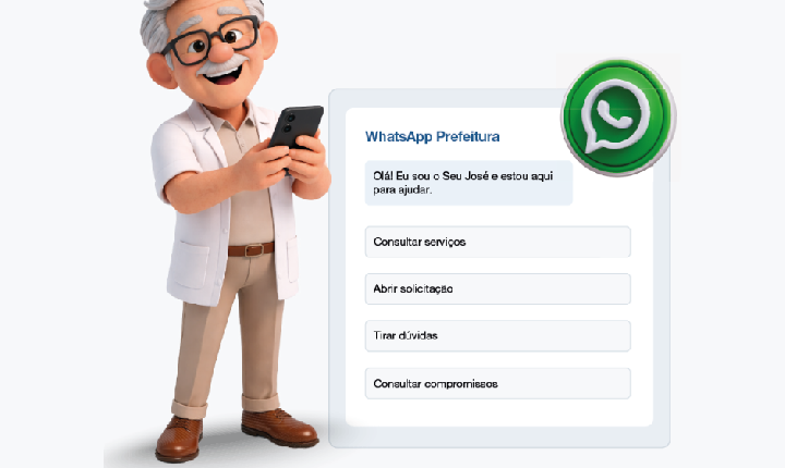 Prefeitura de São José lança o WhatsApp 156 com serviços 24h