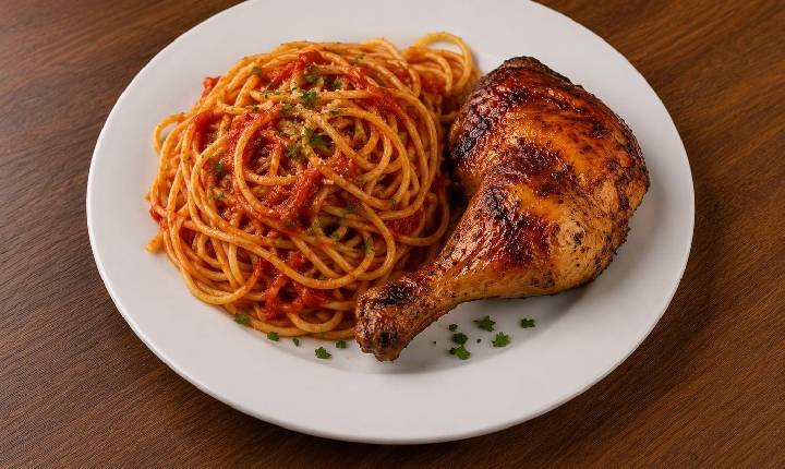 Programa Bom Prato servirá macarronada com frango assado aos domingos
