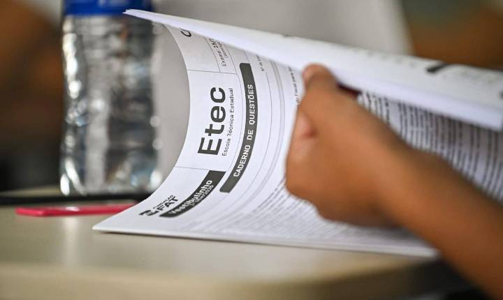 Prova do Vestibulinho das Etecs será realizada neste domingo (21)