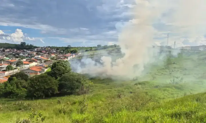 Queimadas mais que triplicam e reforçam pedido de conscientização da Defesa Civil, em Jacareí