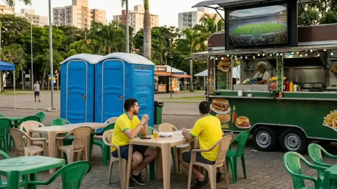 Trailers regularizados terão TVs e banheiros químicos durante a Copa em São José
