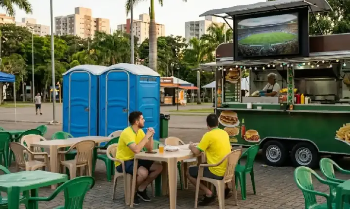 Trailers regularizados terão TVs e banheiros químicos durante a Copa em São José
