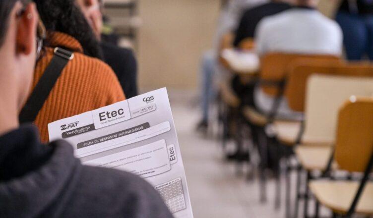 Vestibulinho das Etecs: prazo de inscrição é prorrogado