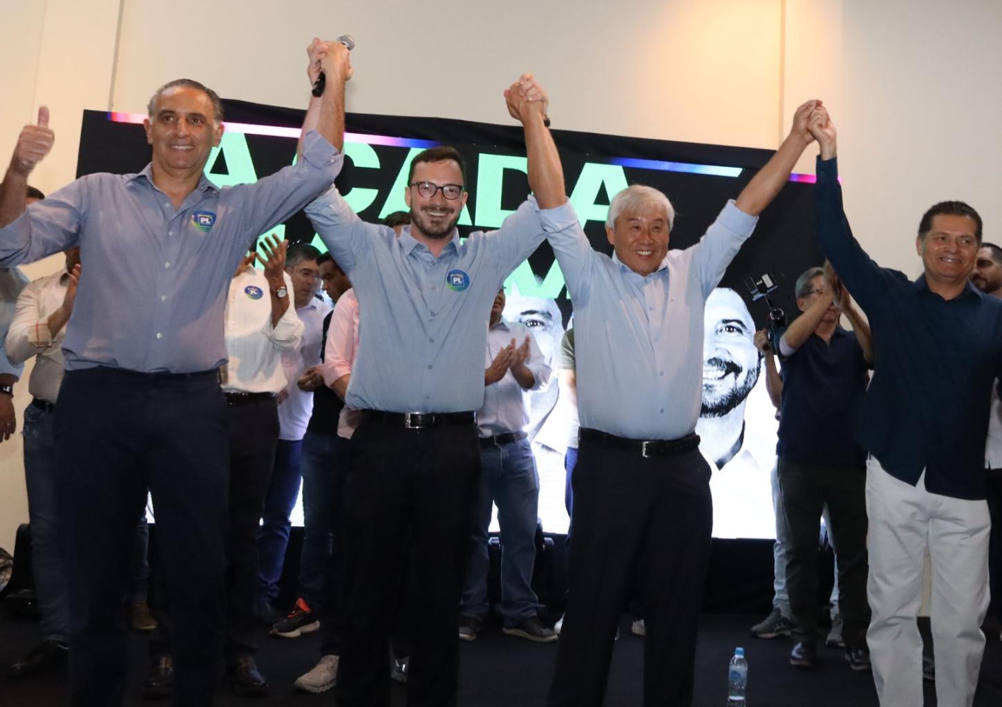 Lançamento das pré-campanhas de Celso Florêncio e Edgard Sasaki para Prefeitura de Jacareí mobiliza mais de 2 mil apoiadores