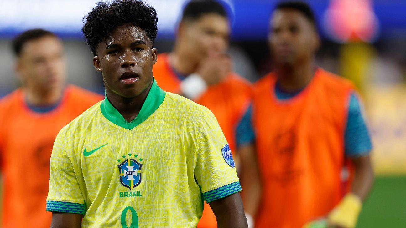 Dorival confirma Endrick como titular na vaga de Vini Jr.