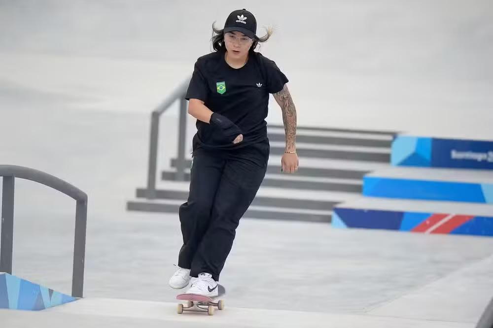 Skatista Pâmela Rosa é uma das principais chances de medalha do Brasil nas Olimpíadas de Paris