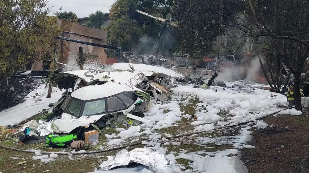 Veja lista de quem estava no avião que saiu de Cascavel e caiu em Vinhedo