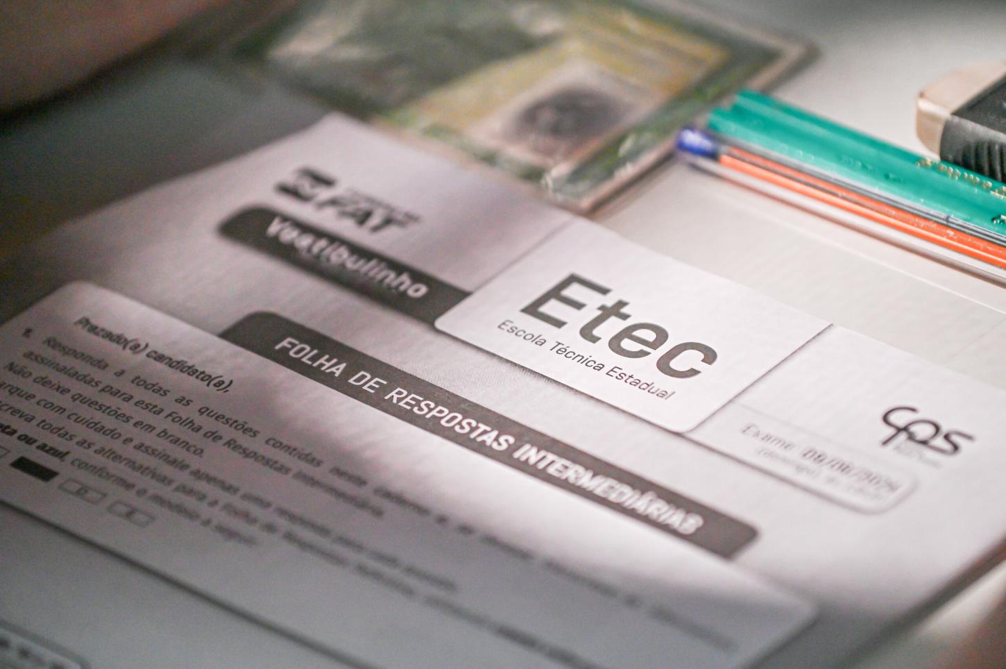 Inscrições para o Vestibulinho das Etecs para 2025 começam nesta quinta (31)