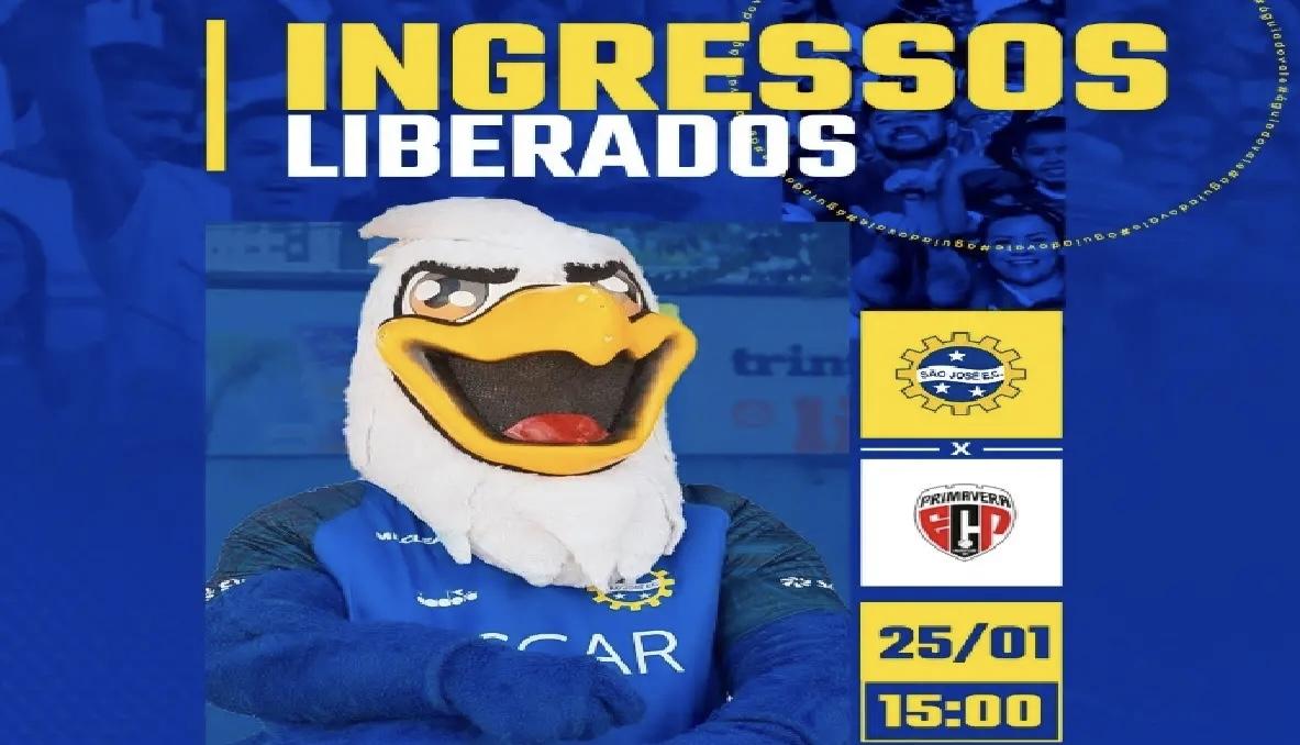 São José abre vendas de ingressos para jogo contra o Primavera no Paulistão A2 neste sábado