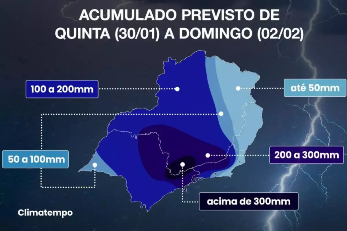 Vale do Paraíba está em área de alerta para chuva extrema, diz Climatempo