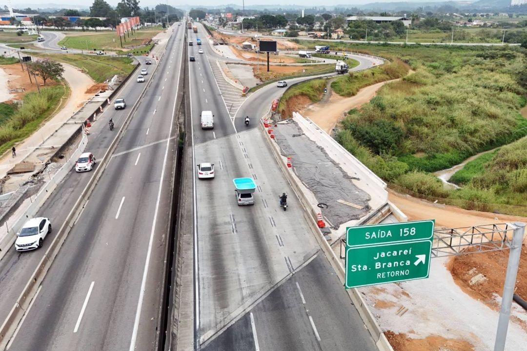 Dutra terá intervenções em viaduto, em Jacareí, para recuperação de pavimento