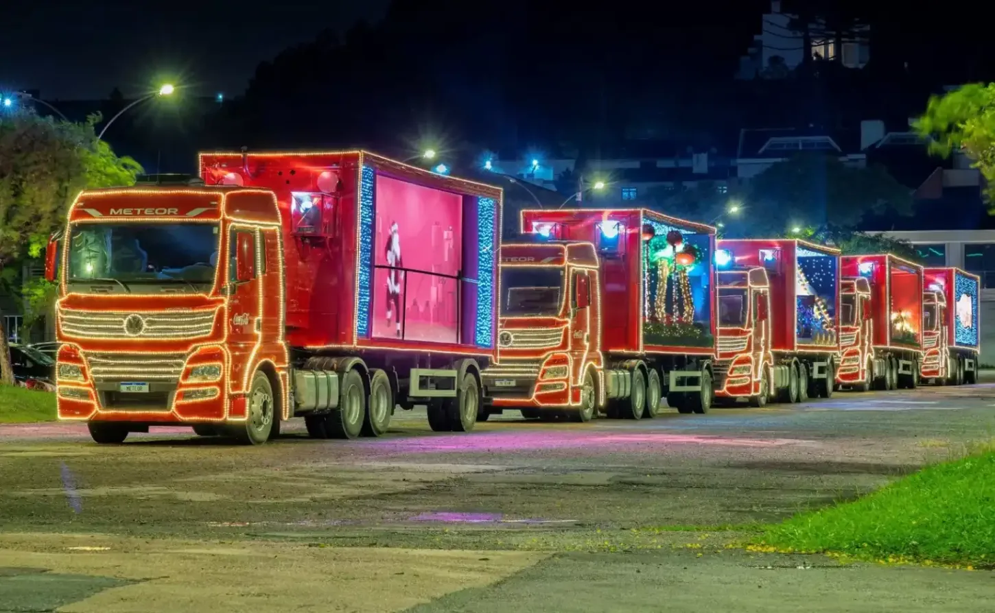 Caravana de Natal da Coca-Cola terá novo trajeto em São José dos Campos