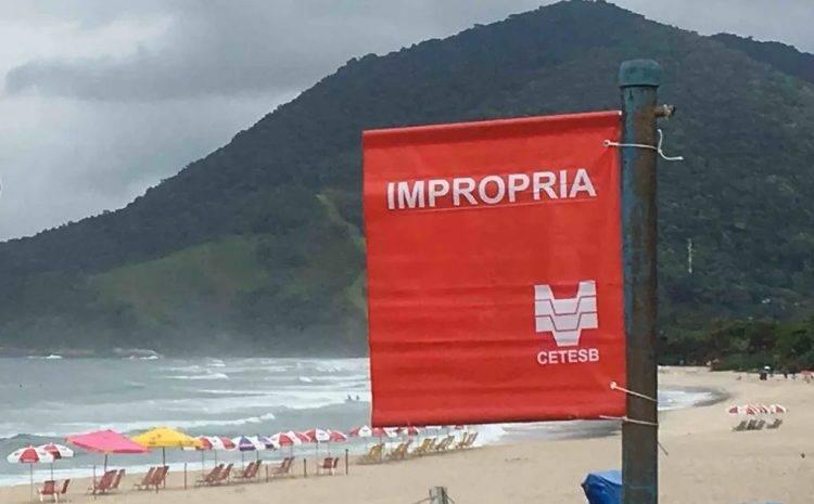 Nove praias do Litoral Norte estão impróprias para banho
