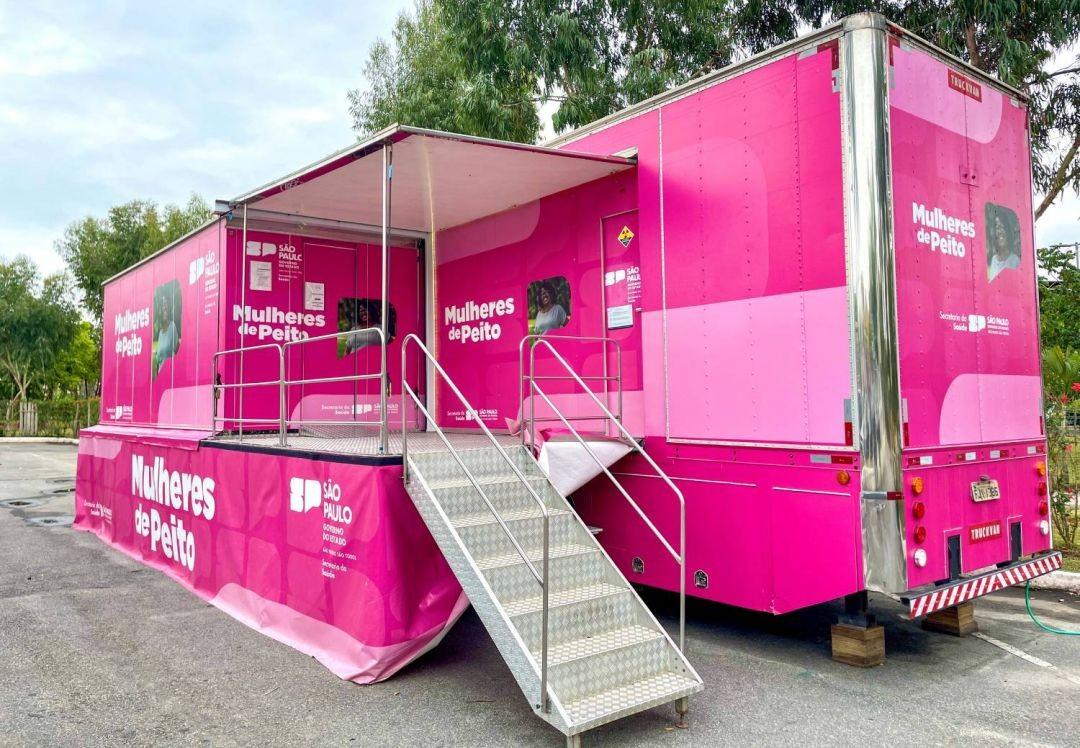 Carreta da Mamografia estará no Parque dos Eucaliptos a partir de 17 de março