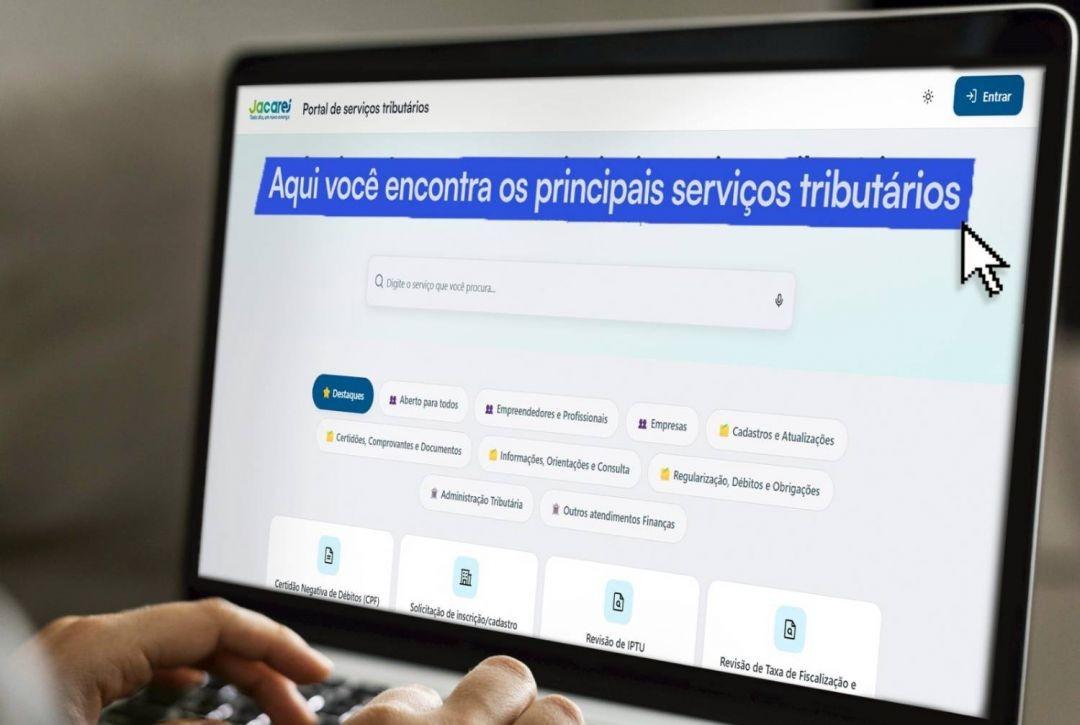Jacareí lança Portal de Serviços Tributários e amplia acesso digital