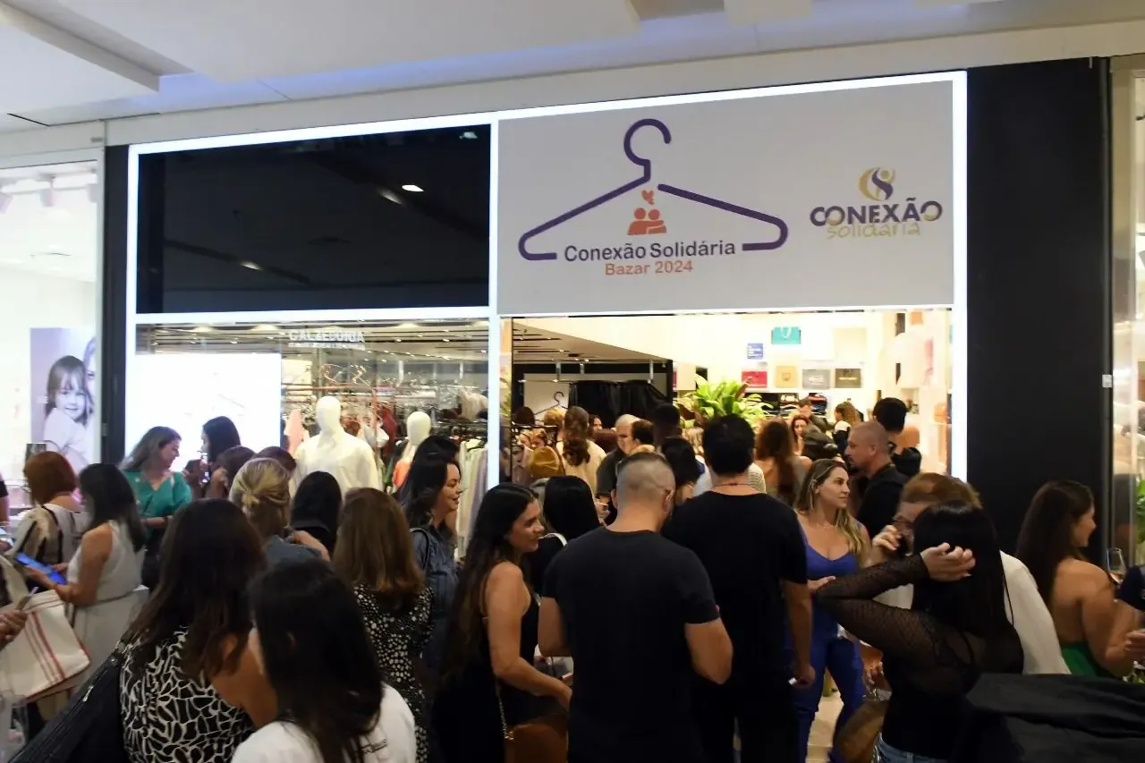 Bazar solidário levará peças de marcas internacionais ao CenterVale Shopping em ação beneficente nesta semana