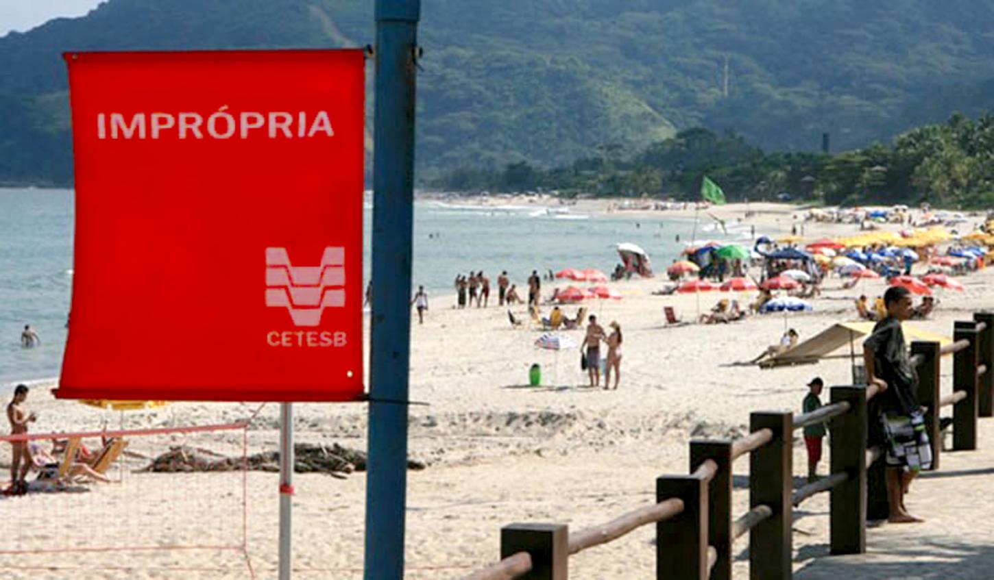 Litoral de SP tem 14 praias impróprias para banho no último fim de semana de abril; veja os locais