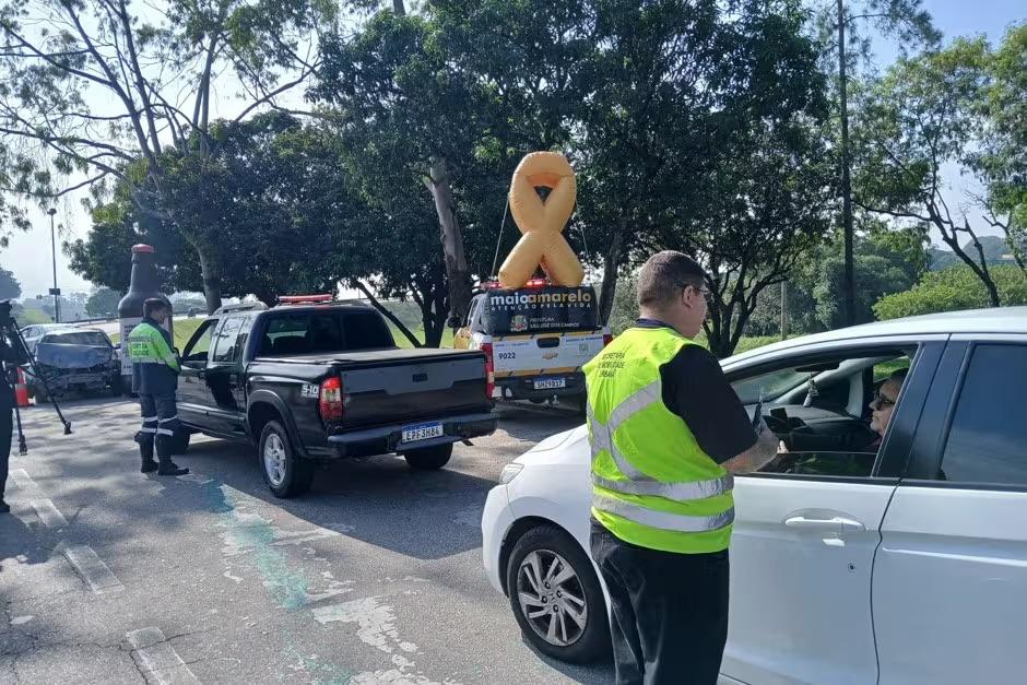 Maio Amarelo em SJC traz queda de 40% nas mortes no trânsito