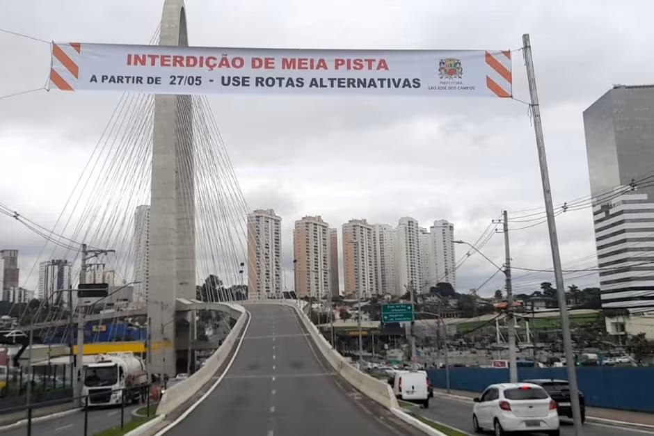 Ponte Estaiada de São José terá interdição parcial para vistoria preventiva
