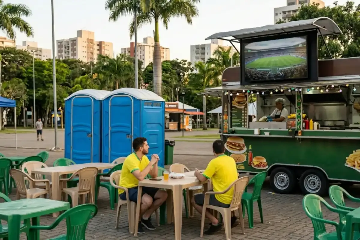 Trailers regularizados terão TVs e banheiros químicos durante a Copa em São José