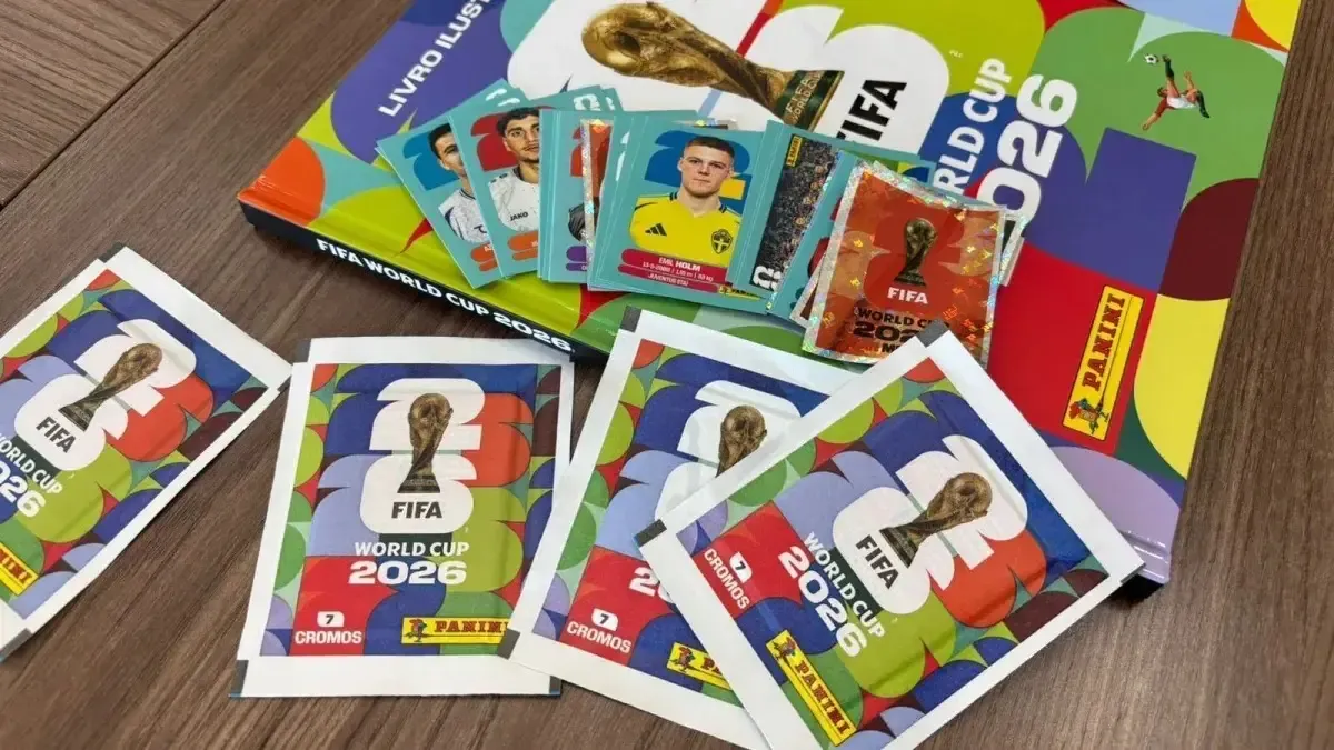 Álbum da Copa 2026 ganha pacote extra com Neymar e outros 119 cromos inéditos