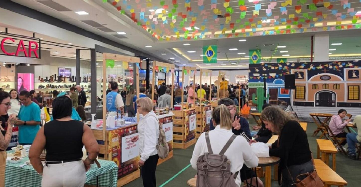 Após sucesso de público, shopping de SJC amplia horário do ‘Arraiá Solidário’