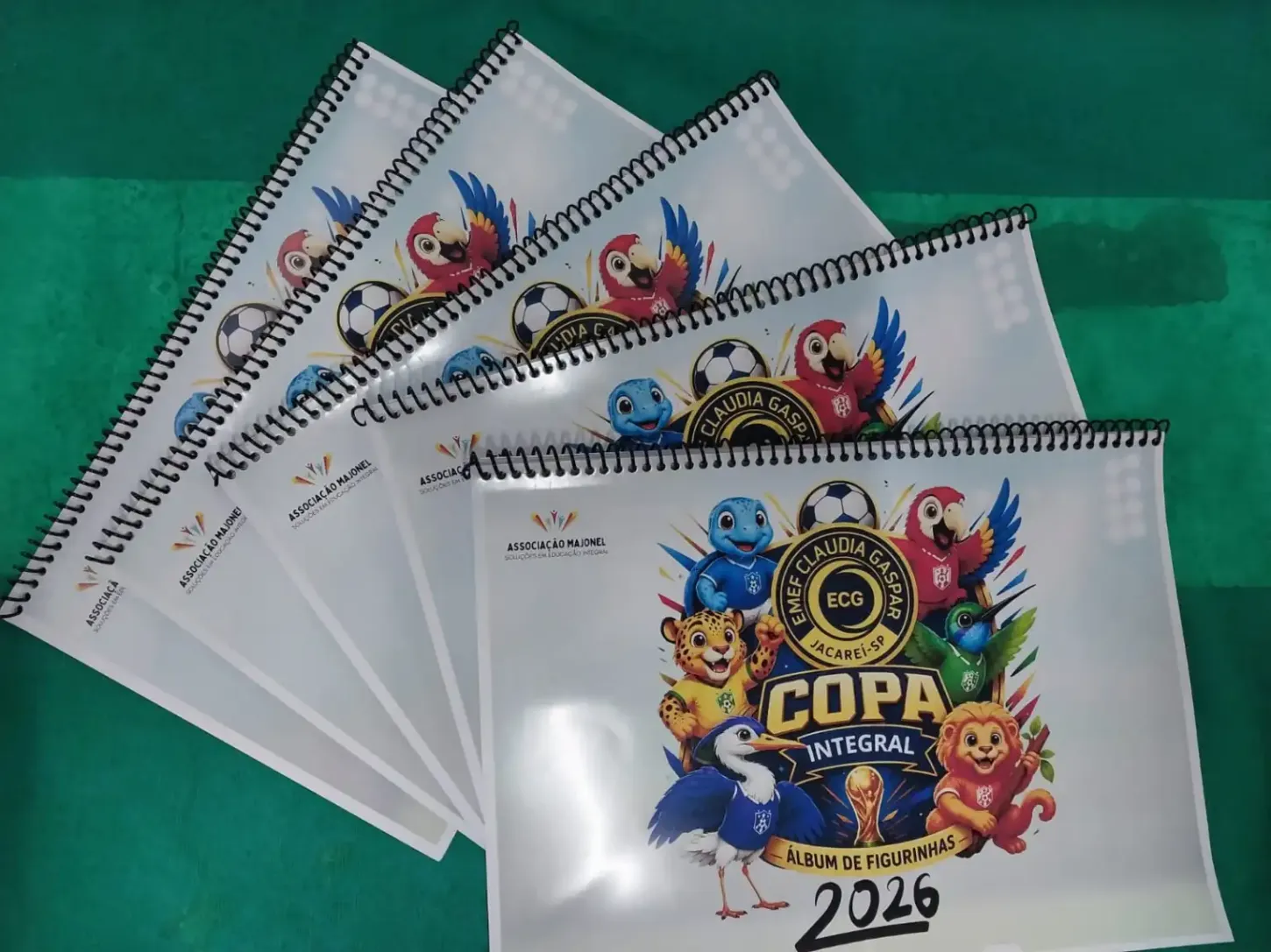 Escolas de Jacareí inovar ao fazer álbum de figurinhas próprio e Copa entre alunos