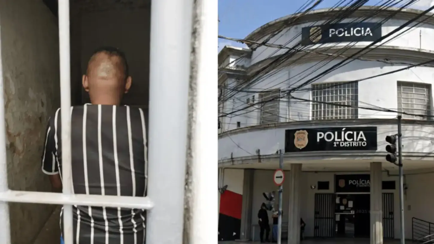 Homem é preso ao tentar furtar fios dentro de delegacia em São José dos Campos