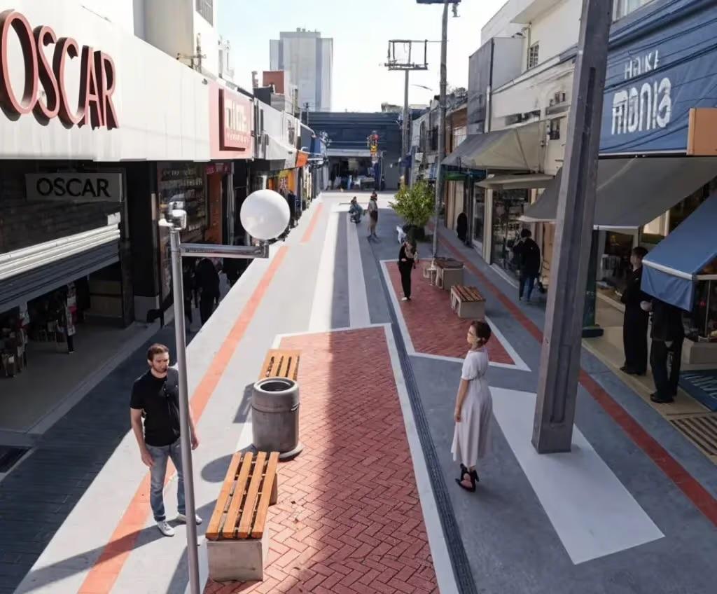 Centro de Jacareí tem obras de drenagem e desvios no trânsito
