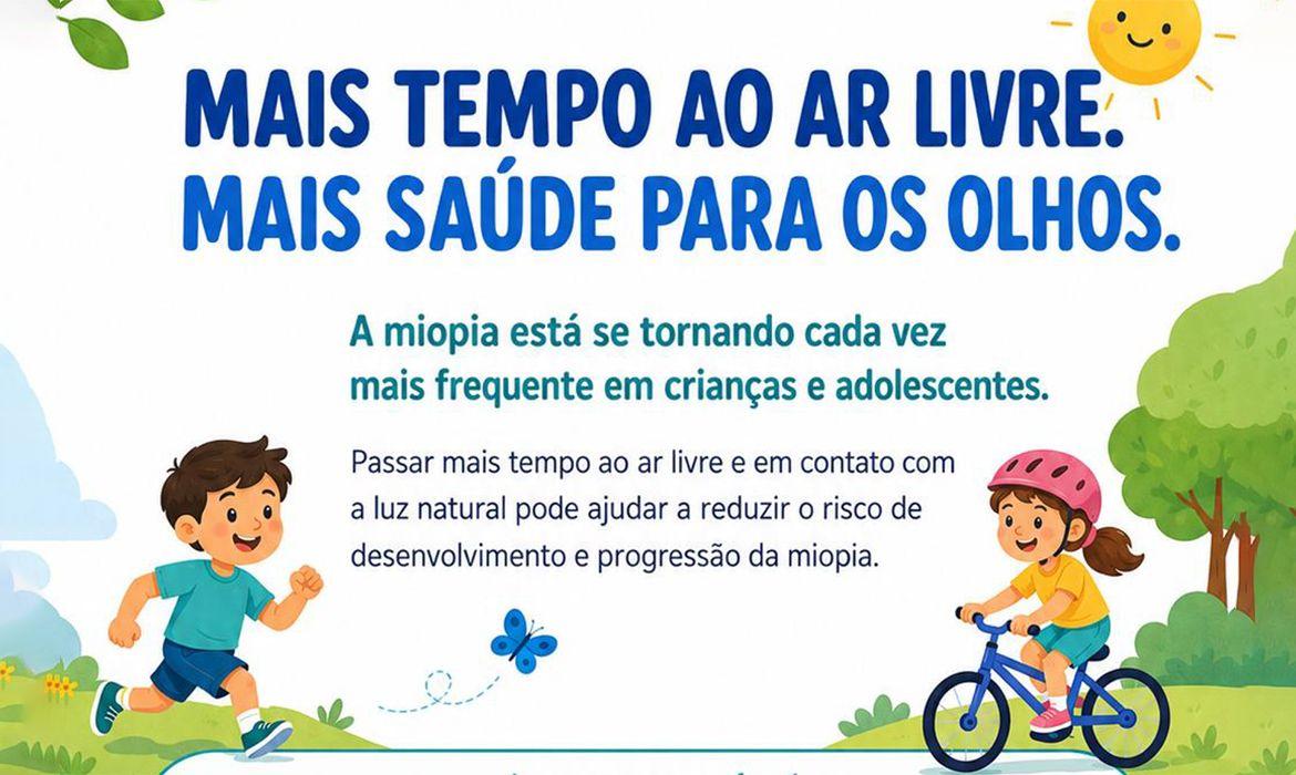 Oftalmologistas alertam para uso de telas e a miopia em crianças