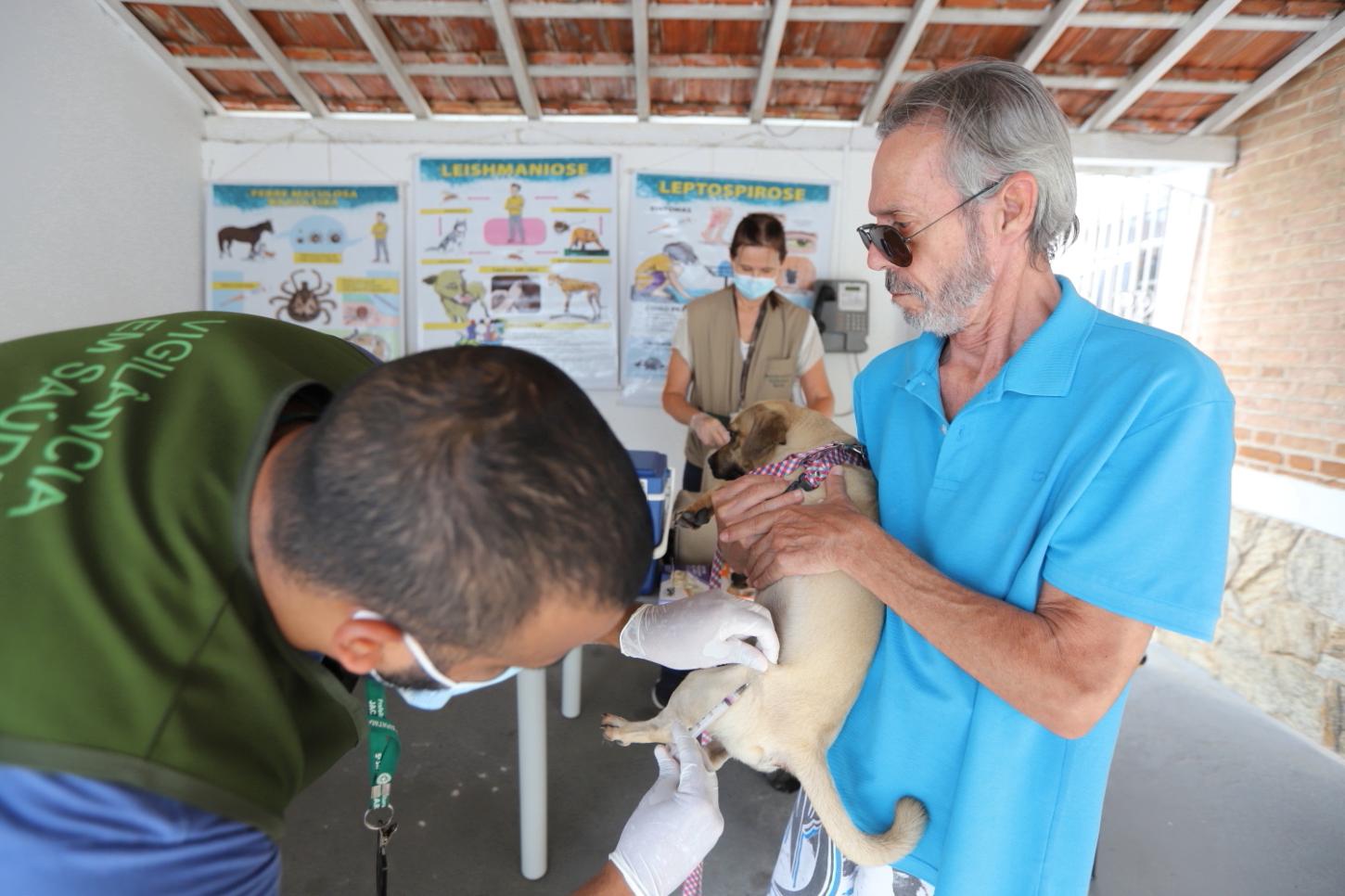 Prefeitura de Jacareí realiza vacinação antirrábica de cães e gatos no Parque Meia-Lua na próxima terça-feira (29)