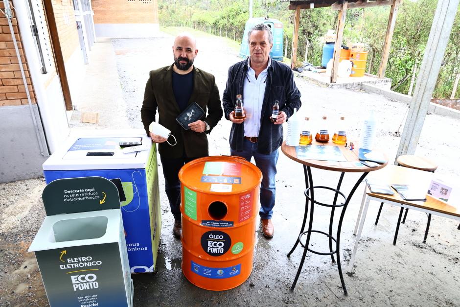 São José inicia a implantação de 160 novos ecopontos para descarte de óleo de cozinha e eletrônicos