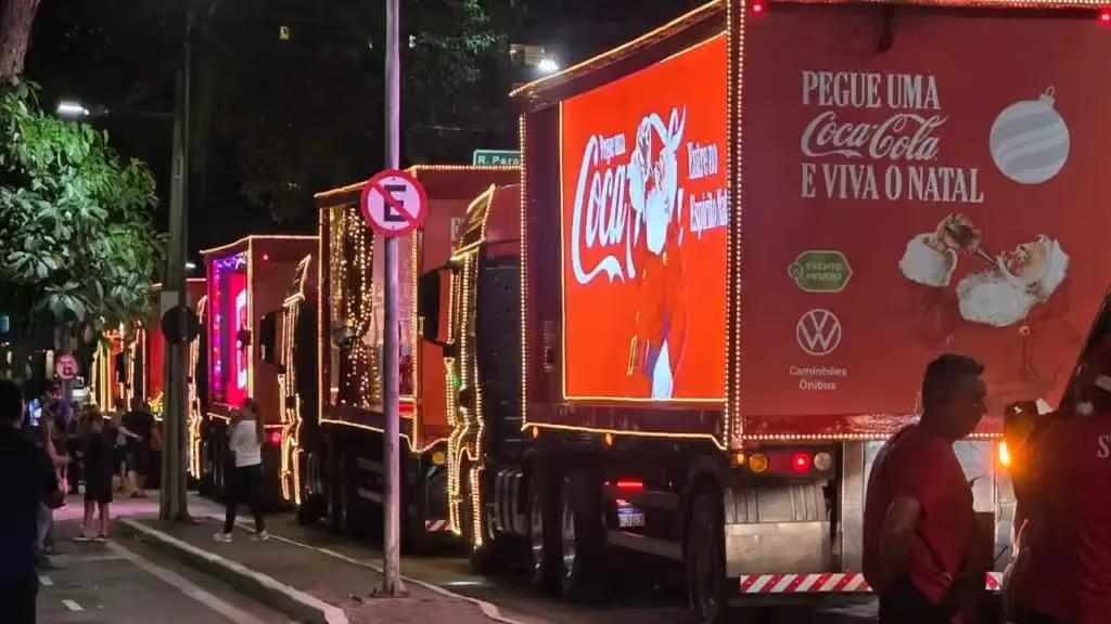 Caravana de Natal da Coca-Cola 2026 tem trajeto confirmado em São José dos Campos